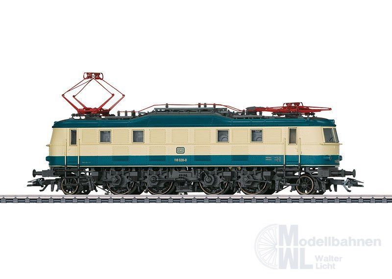 Märklin 37685 - MÄRKLIN - MHI E-Lok BR 118 DB Ep.IV ozeanblau/beige H0/WS Sound Märklin 37685 - MÄRKLIN - MHI E-Lok BR 118 DB Ep.IV ozeanblau/beige H0/WS Sound
