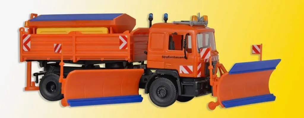 Kibri 15219 - MAN Autobahnräumfahrzeug mit Seitenpflug H0 1:87
