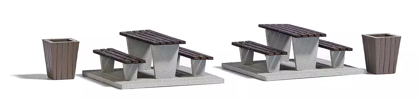 Busch 7729 - M-Welt: Rastplatz H0 1:87