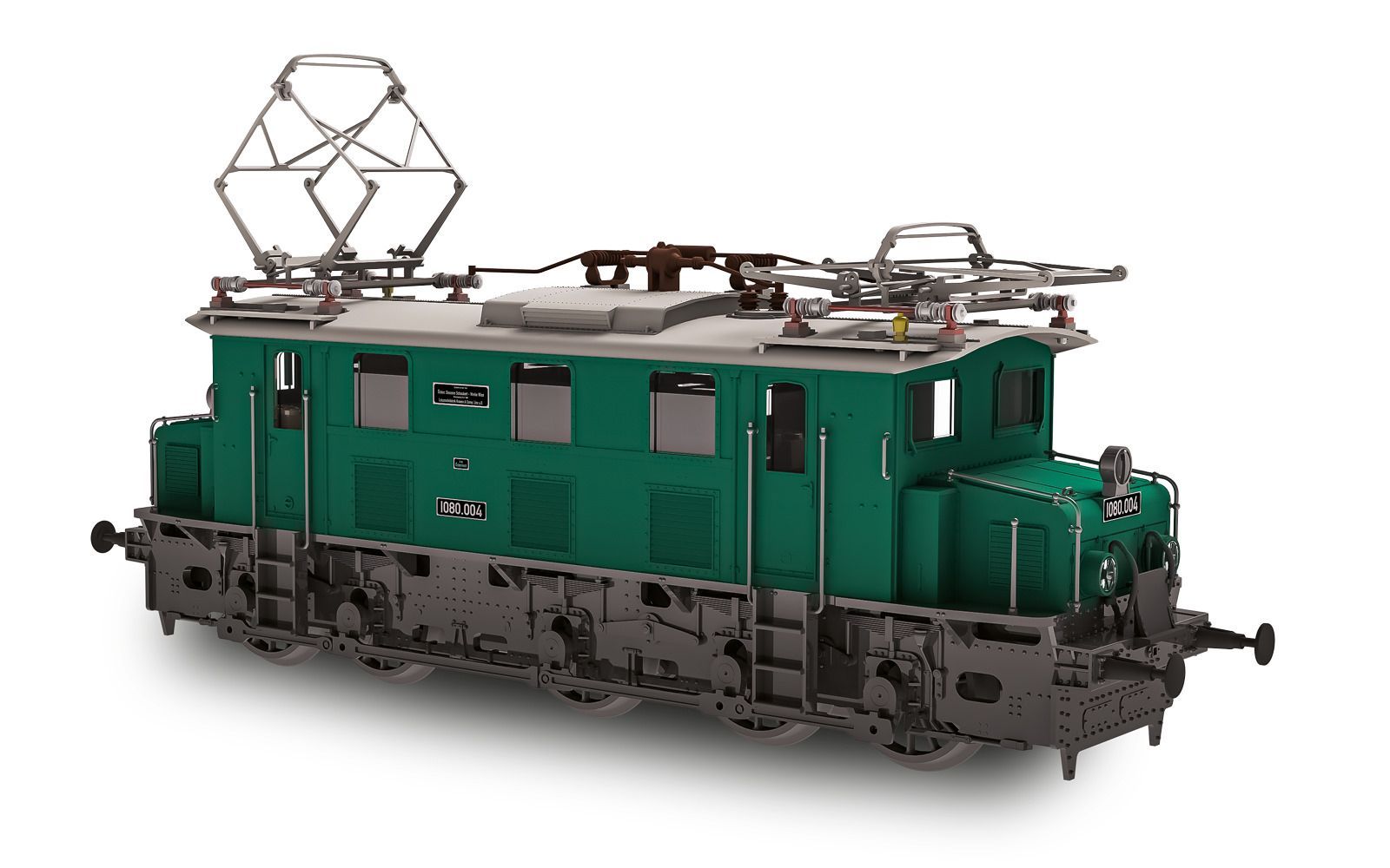Jägerndorfer Modellbahn 21202 - E-Lok Rh 1080 ÖBB Ep.III grün H0/GL Sound