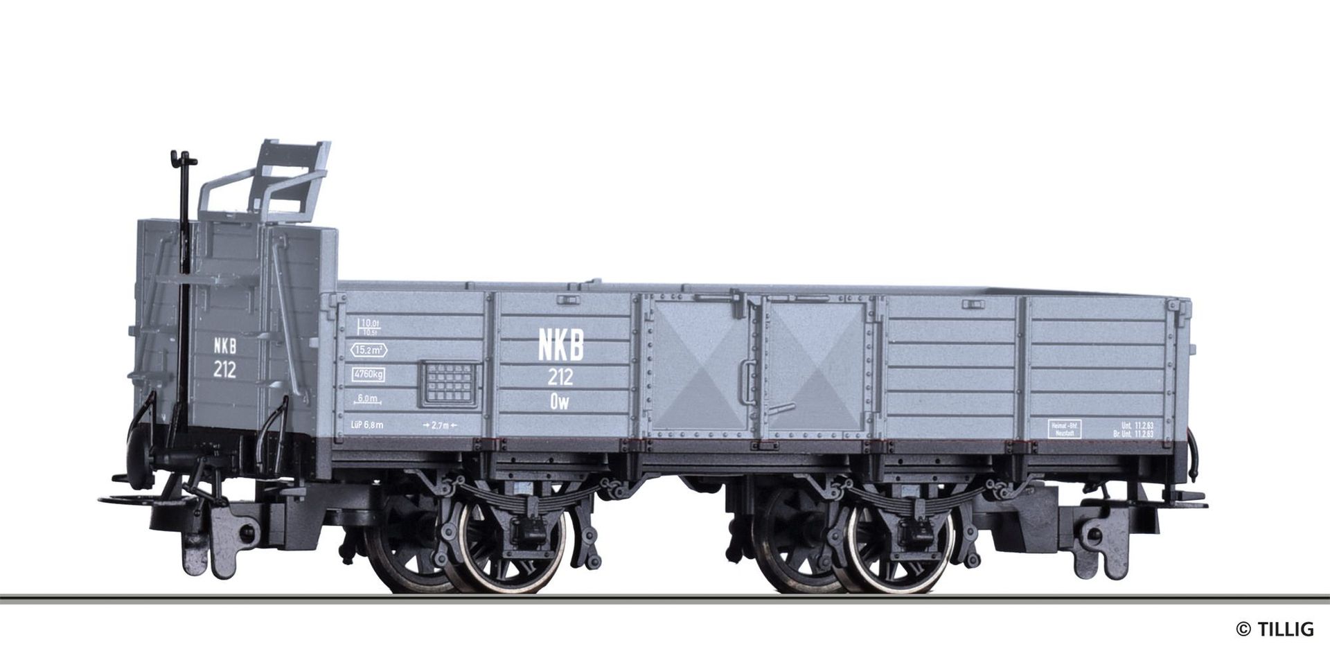 Tillig 15938 - Güterwagen offen NKB Ep.III H0m