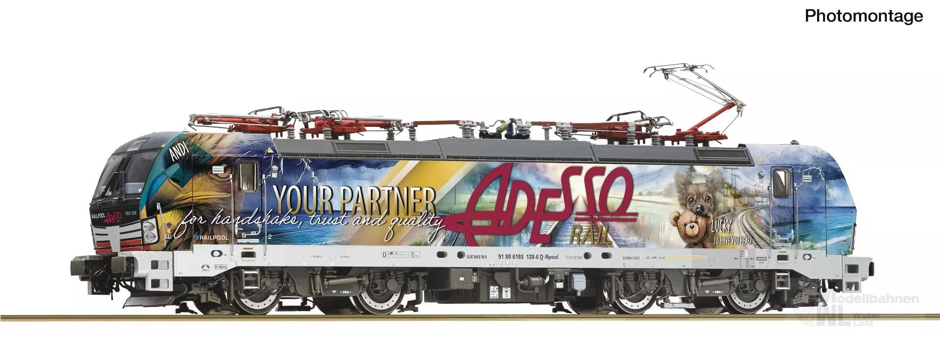 Roco 7510194 - E-Lok BR 193 128-6 ADESSO RAIL Ep.VI H0/GL Sound