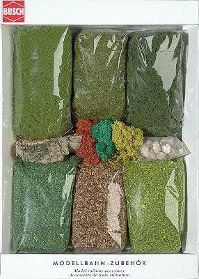 Busch 7190 - Geländebau-Sortiment  H0 1:87 / TT 1:120 / N 1:160 / Z 1:220