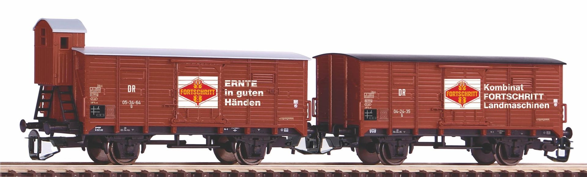 Piko 47033 - Güterwagen Set DR Ep.III 2.tlg. TT 1:120