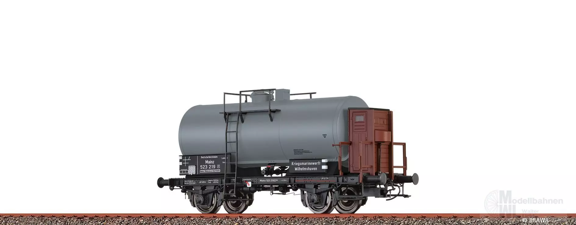 Brawa 50751 - Kesselwagen DRG Ep.II Mainz 523 219 H0/GL