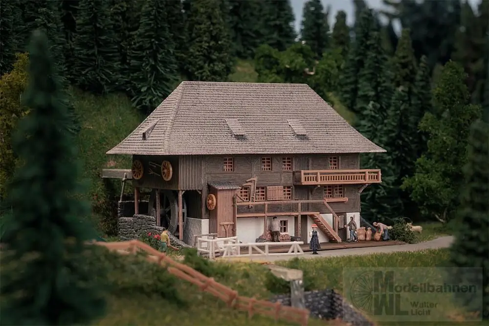 Faller 232012 - Jubiläumsmodell Öhlermühle mit Figur N 1:160