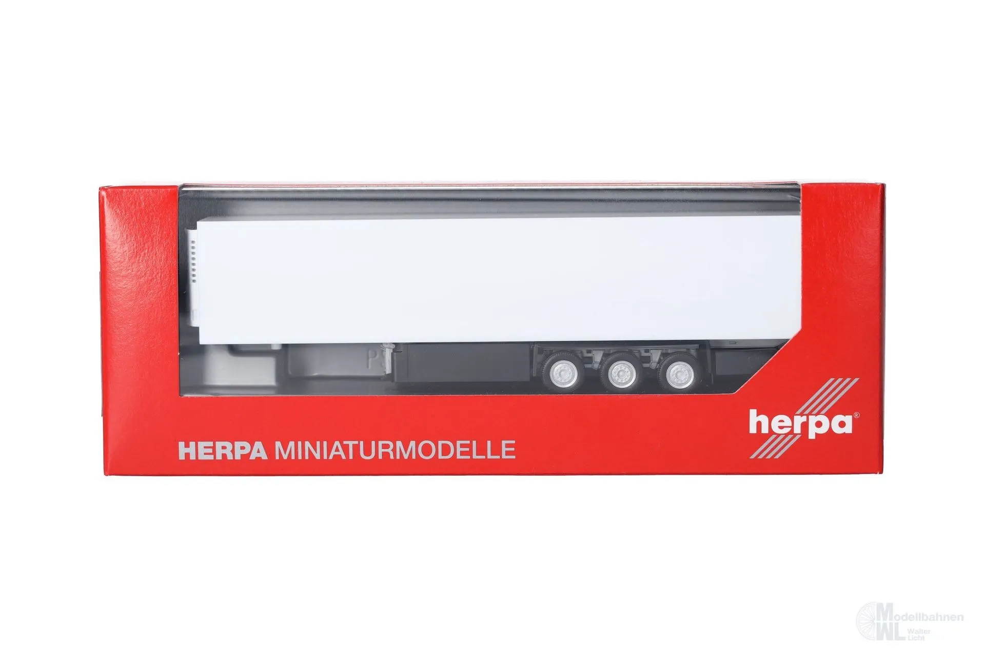 Herpa 077088 - Schmitz E-Trailer Kühlkoffer-Auflieger H0 1:87