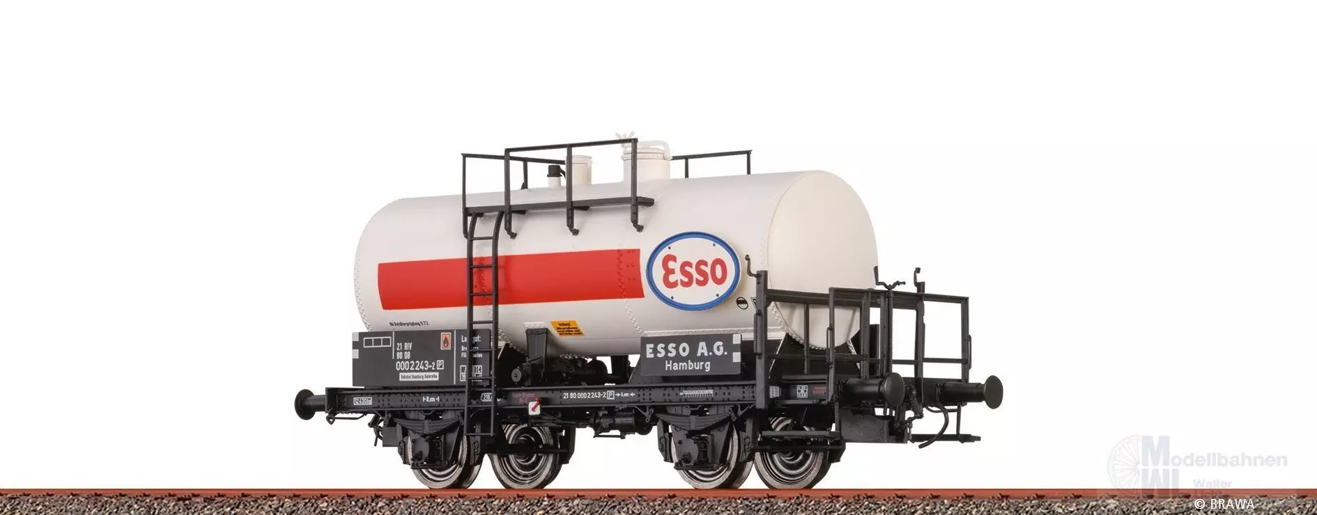 Brawa 50855 - Kesselwagen DB Ep.IV Esso H0/GL