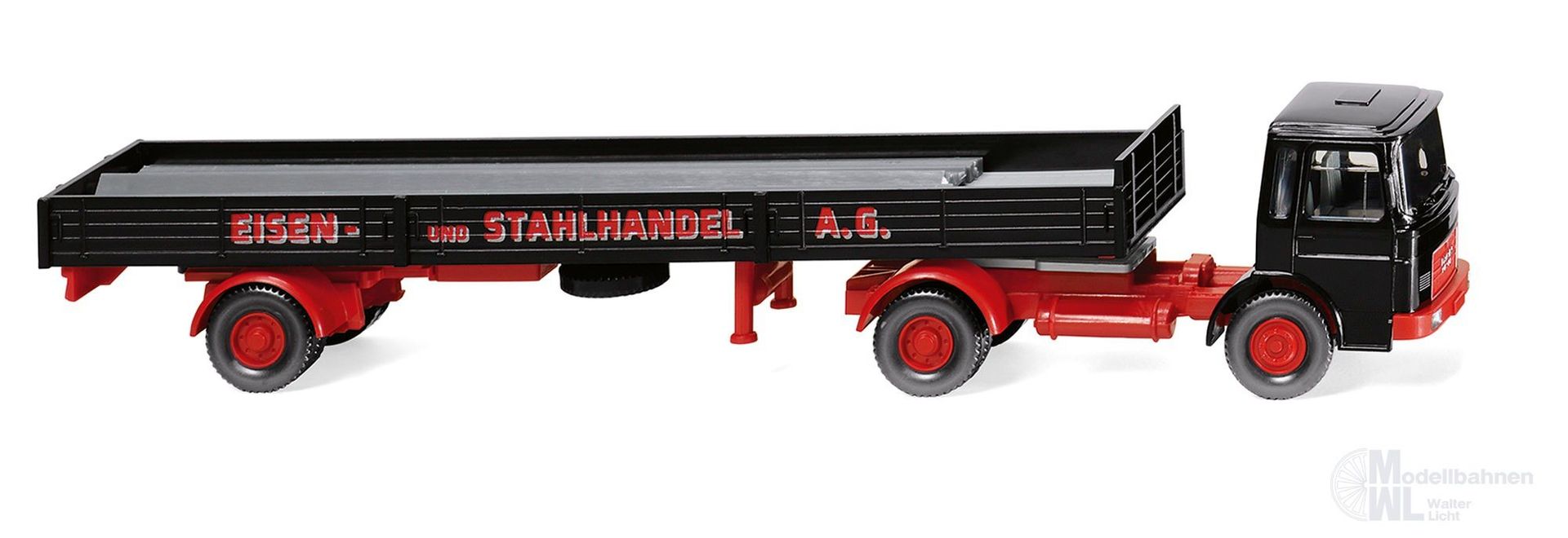 Wiking 048803 - Pritschensattelzug MAN Eisen und Stahlhandel AG H0 1:87