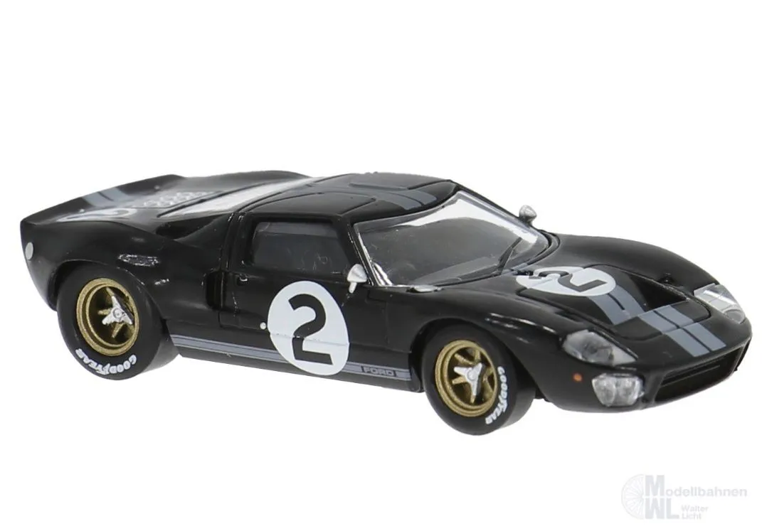 Brekina 18555 - Ford GT 40 LeMans 1.Platz 1966 mit McLaren/Amon H0 1:87