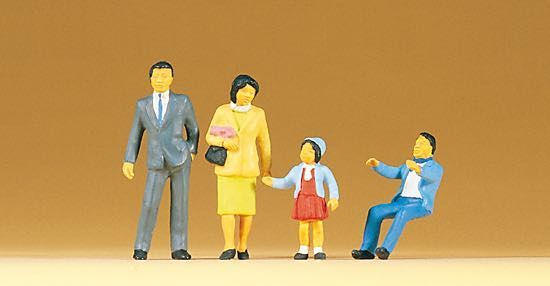 Preiser 65301 - Japanische Familie Spur 0 Preiser 65301 - Japanische Familie Spur 0
