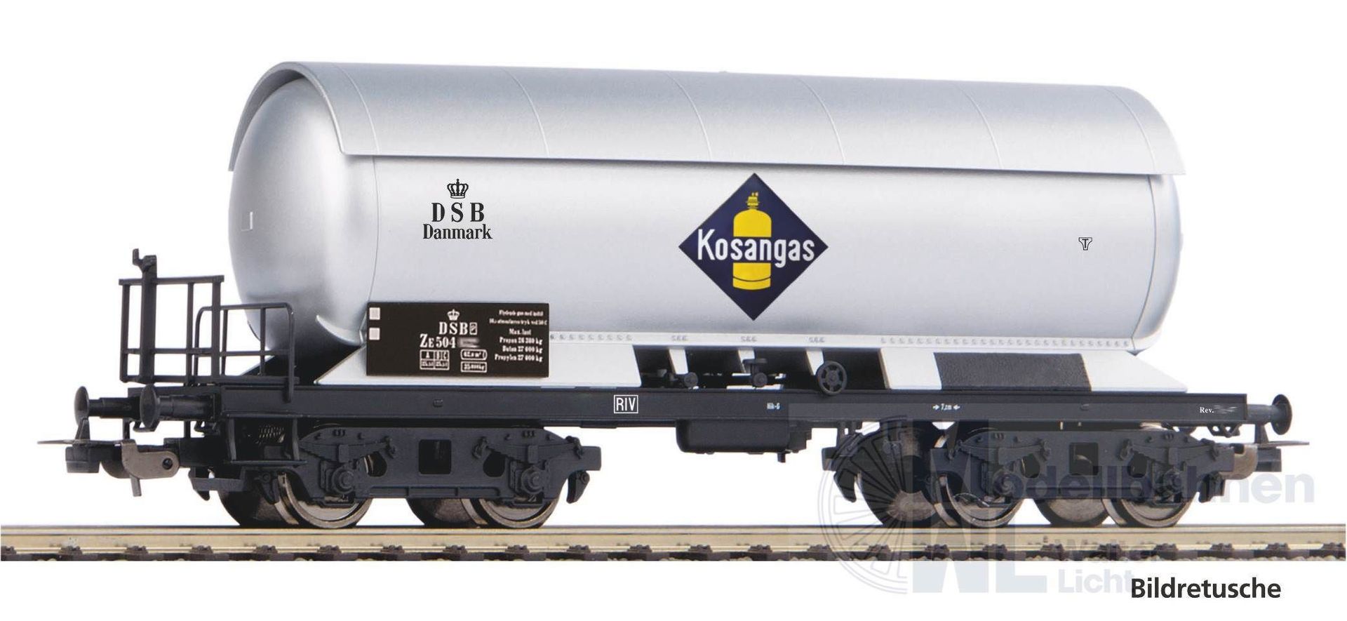 Piko 54531 - Druckgaskesselwagen DSB Ep.III H0/GL