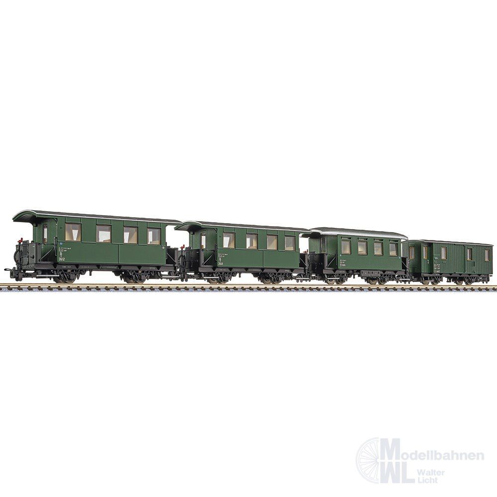 thumbnail-1 Liliput 340506 - PersonenwagenSet ÖBB Ep.III/IV 4.tlg. H0e