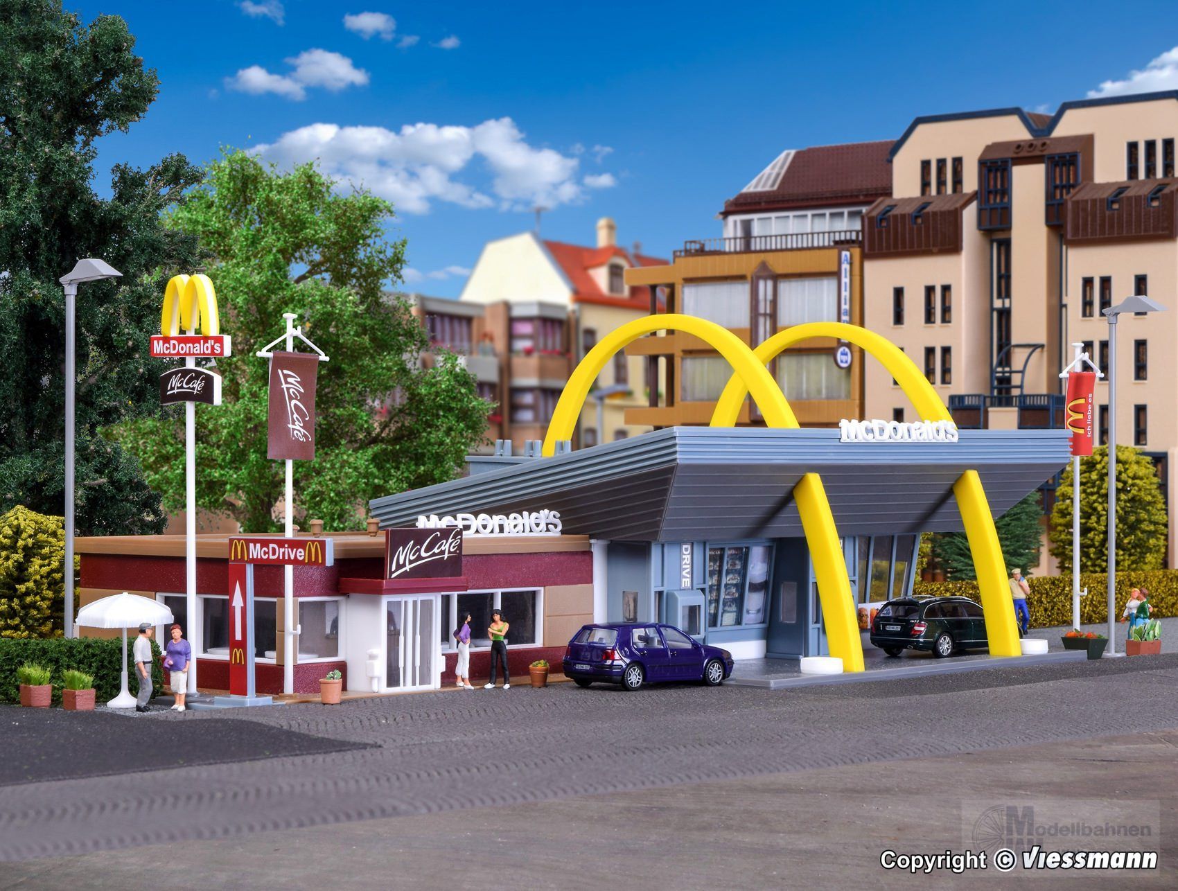 Vollmer 43635 - McDonald´s Schnellrestaurant H0 1:87