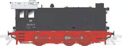 Lenz 40110-02 - Diesellok BR 236 231-7 DB Ep.IV Spur 0