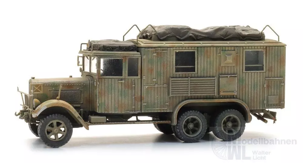 ARTITEC b.v. 6870508 - WM Henschel 33 D1 Kfz. 72 Tarnung Fertigmodell H0 1:87