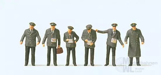 Preiser 10490 - Straßenbahnpersonal H0 1:87