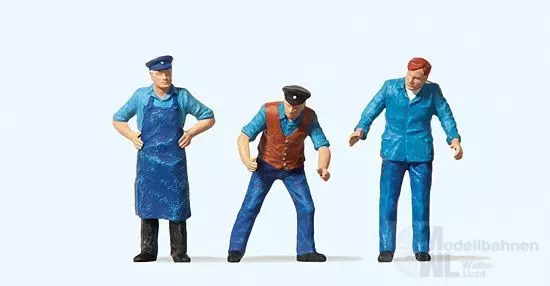 Preiser 65311 - Güterbodenpersonal Spur 0