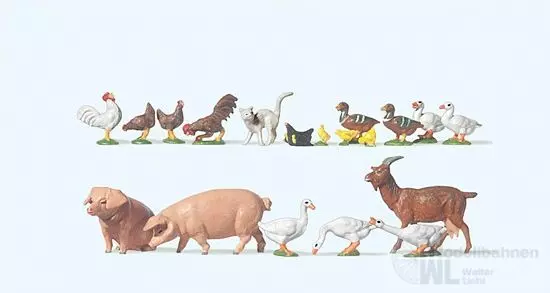 Preiser 72414 - Kleintierset 1:72
