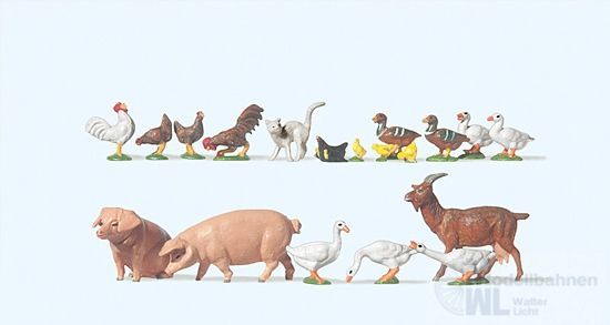 Preiser 72414 - Kleintierset 1:72