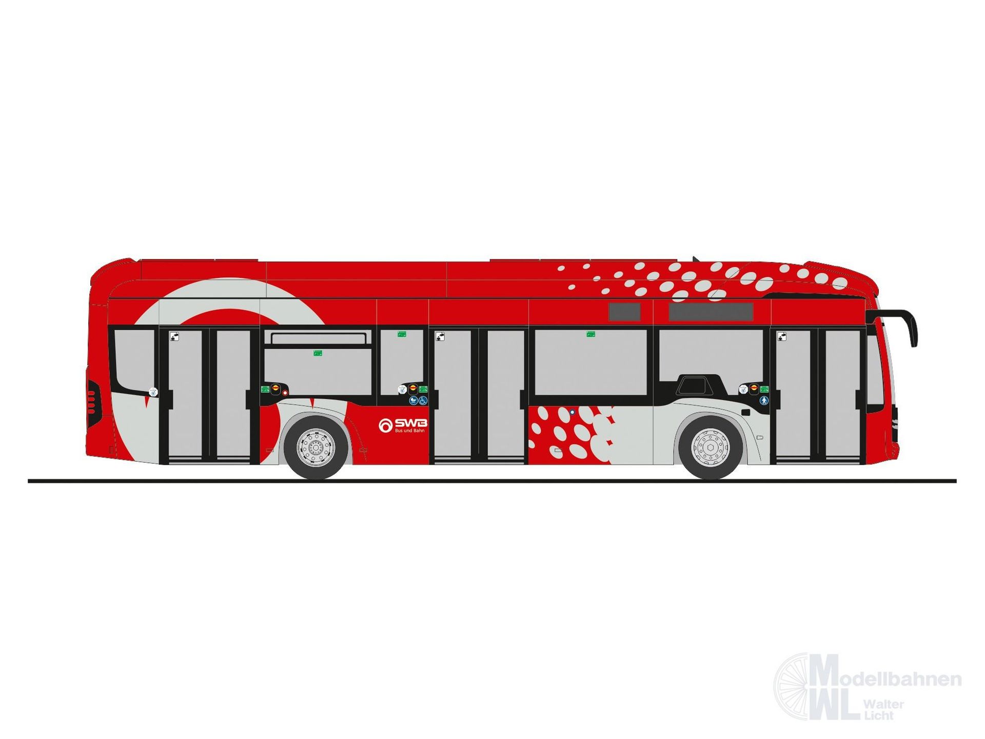 Rietze 75613 - Mercedes-Benz eCitaro Stadtwerke Bonn H0 1:87
