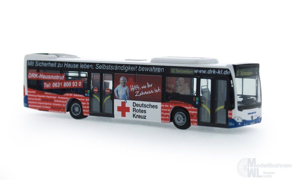 Rietze 73446 - Mercedes-Benz Citaro ´15 Stadtwerke Kaiserslautern - DRK H0 1:87 Rietze 73446 - Mercedes-Benz Citaro ´15 Stadtwerke Kaiserslautern - DRK H0 1:87