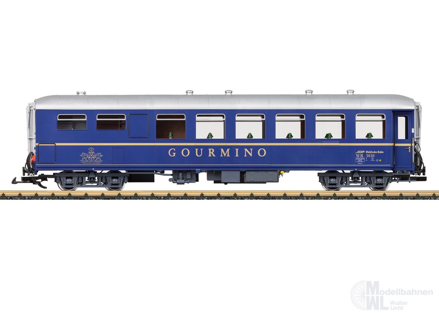 LGB 30522 - Speisewagen RhB Ep.VI Gourmino WR3810 1:22,5 LGB 30522 - Speisewagen RhB Ep.VI Gourmino WR3810 1:22,5