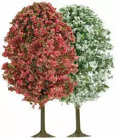 Busch 6853 - 2 Blütenbäume 110 mm H0 1:87