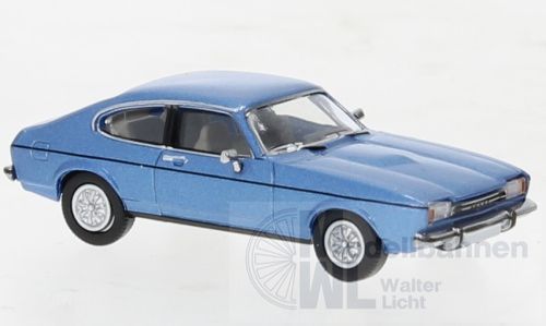 PCX-Models 870646 - Ford Capri MK II 1974 metallic-blau H0 1:87