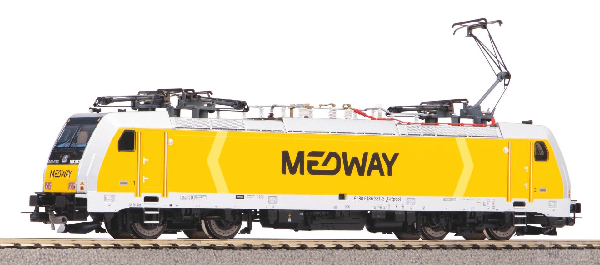 Piko 59771 - E-Lok BR 186 Medway Ep.VI H0/GL Sound