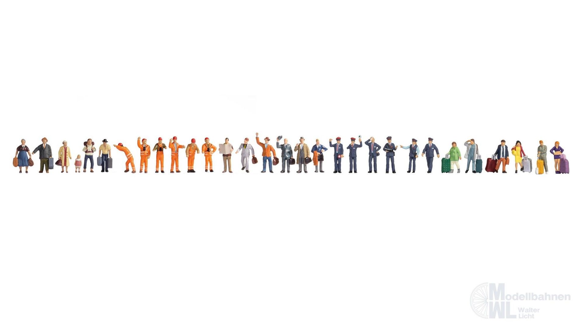 Noch 16051 - Mega-Spar-Set Auf dem Bahnhof H0 1:87