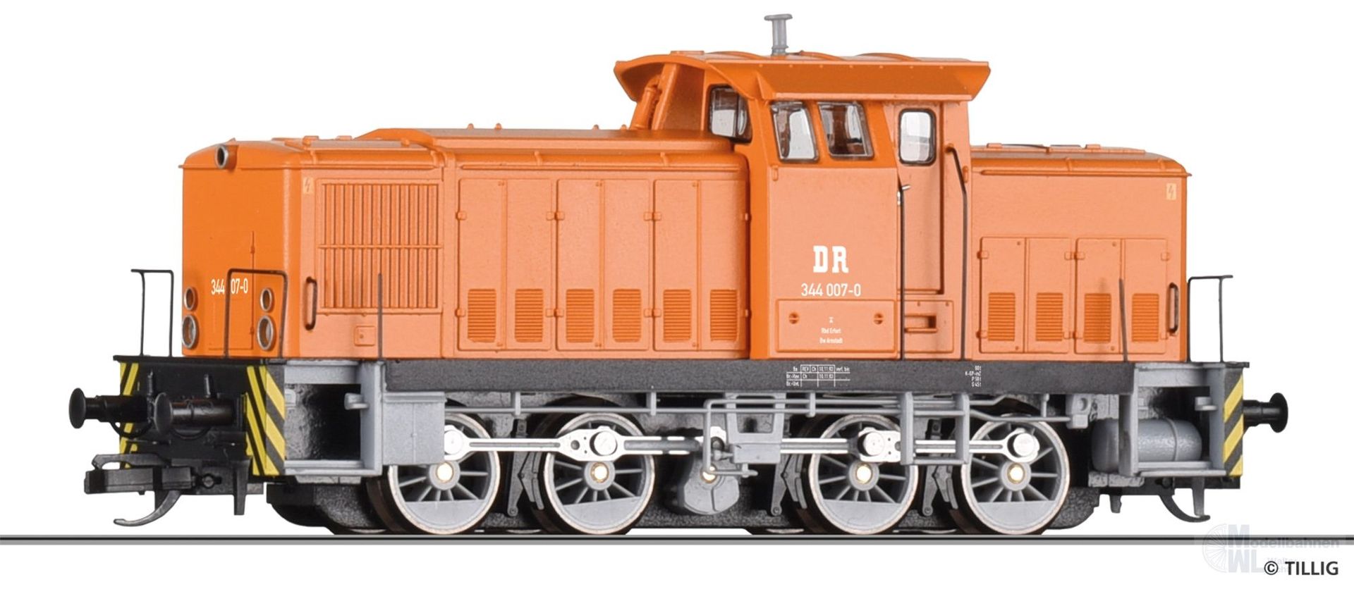 Tillig 96335 - Diesellok BR 344 DR Ep.V TT 1:120