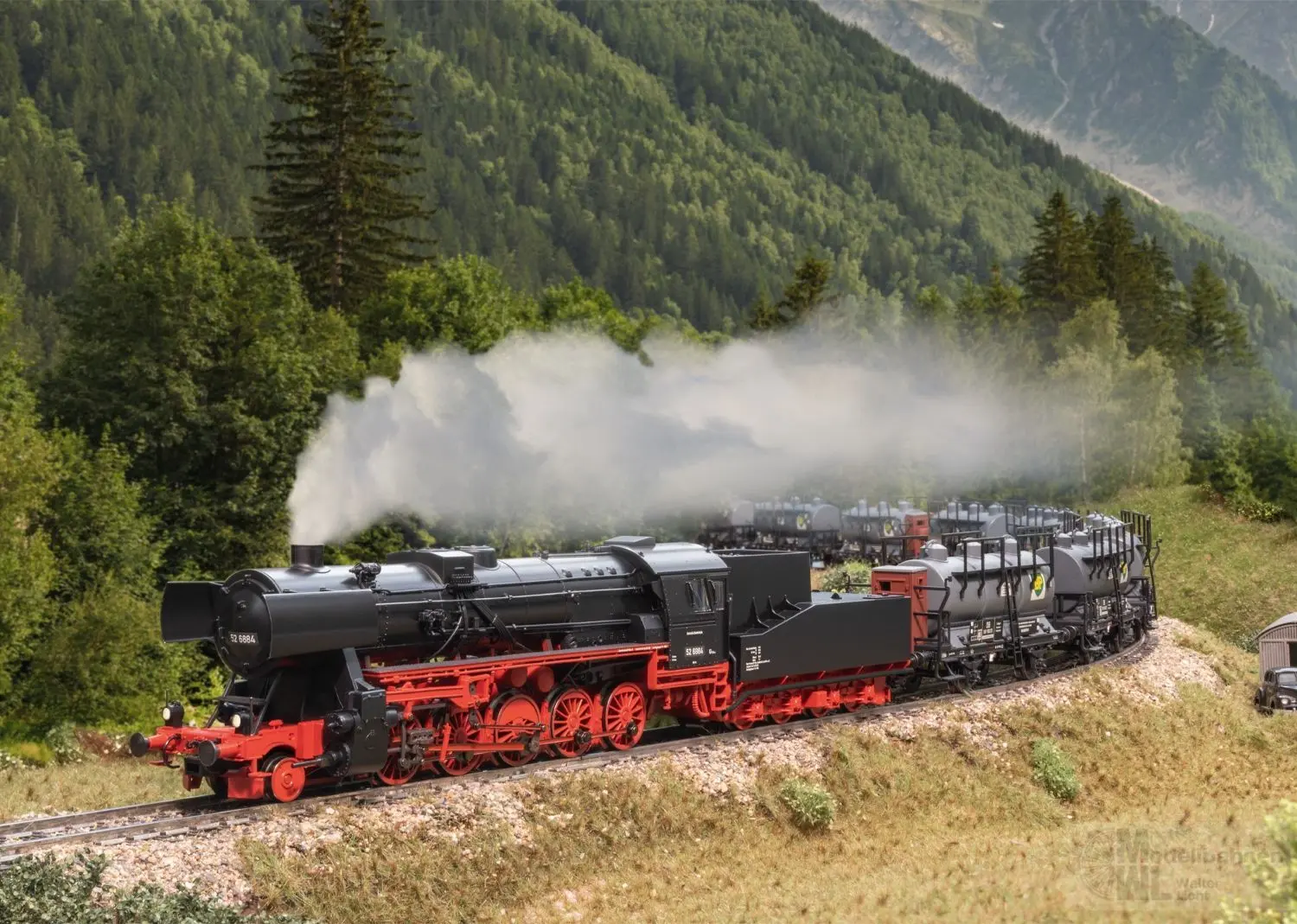 Märklin 39535 - Dampflok BR 52 DB Ep.III Tender K4 T30 H0/WS Sound