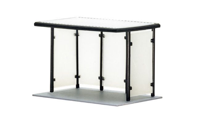 Kibri 37125 - Bushaltestelle mit Flachdach N 1:160