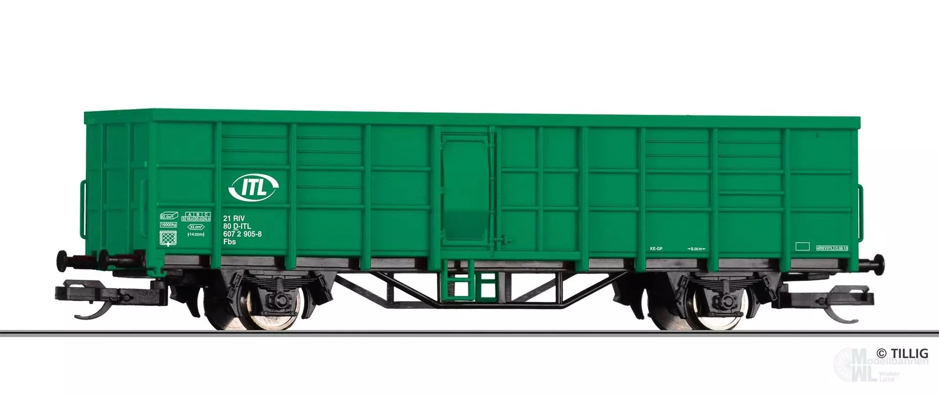 Tillig 14905 - START-Güterwagen offen ITL Ep.VI Fbs TT 1:120