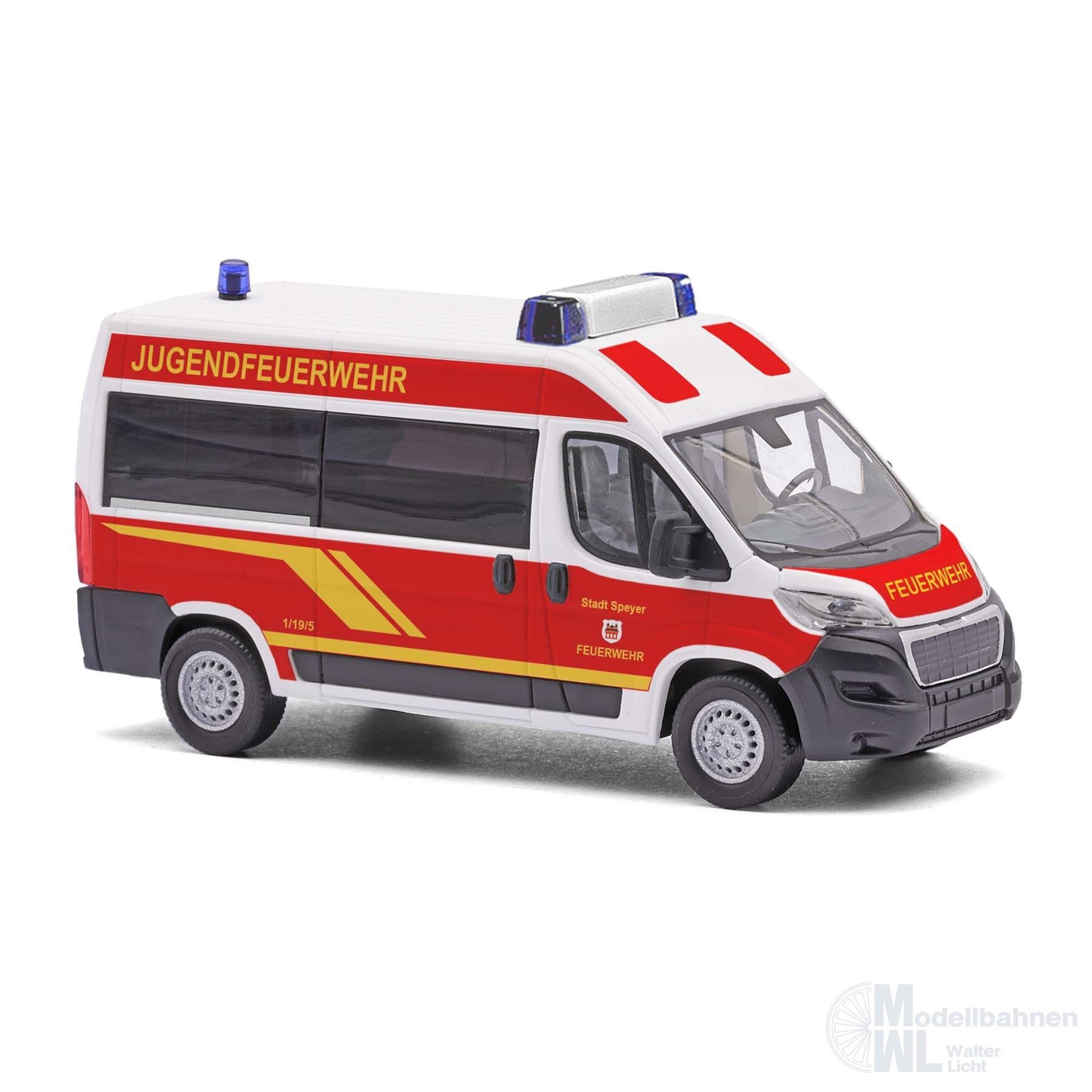 Busch 54660 - Peugeot Boxer Feuerwehr Speyer H0 1:87