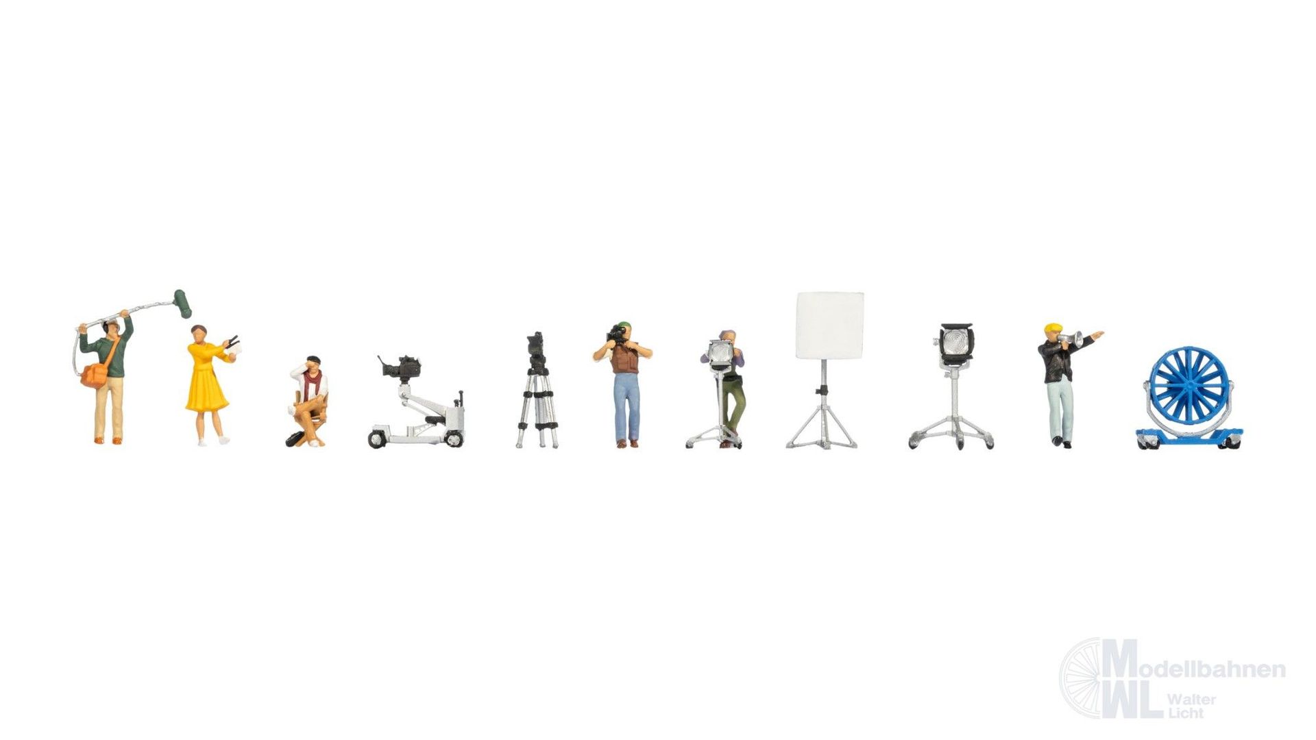 Noch 16293 - Figuren-Themenwelt Filmset H0 1:87