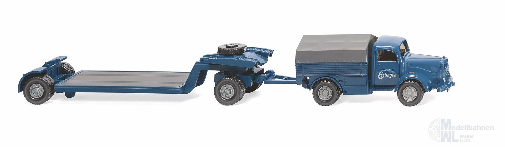 Wiking 049203 - Tiefladehängerzug Mercedes-Benz L 5000 ME H0 1:87