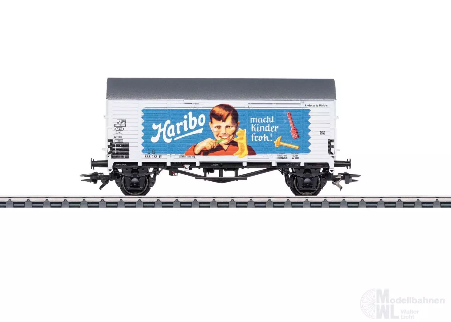 Märklin 46399 - MHI Güterwagen ged. DB Ep.III Ghs Haribo H0/WS