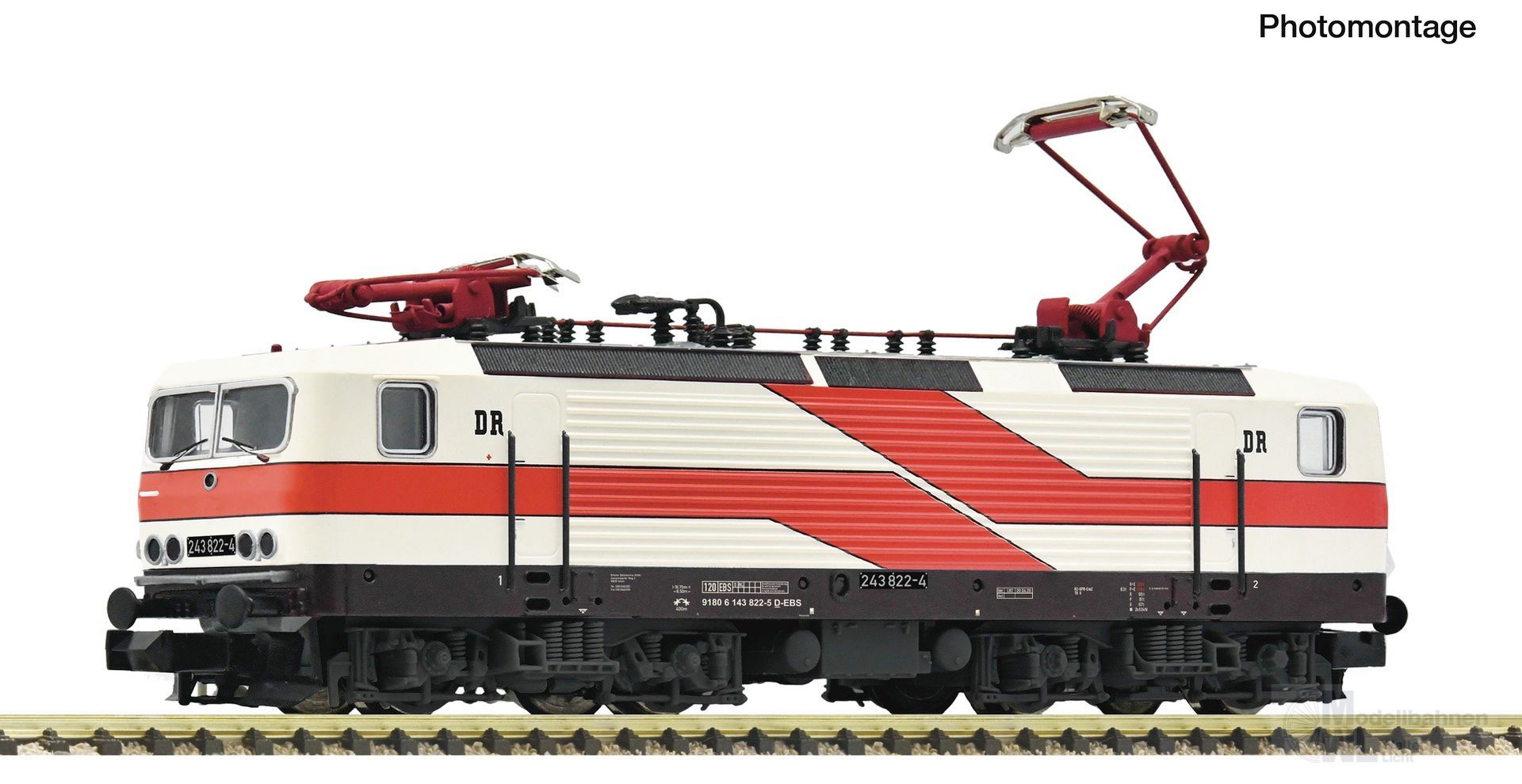 Fleischmann 7560075 - E-Lok BR 243 822-4 EBS Ep.VI N 1:160