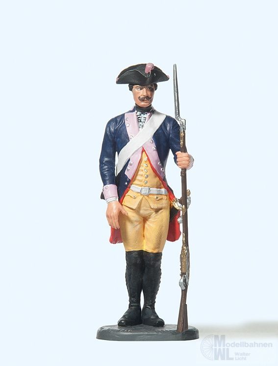 Preiser 54118 - Musketier stehend, Gewerh ab 1:25 Preiser 54118 - Musketier stehend, Gewerh ab 1:25
