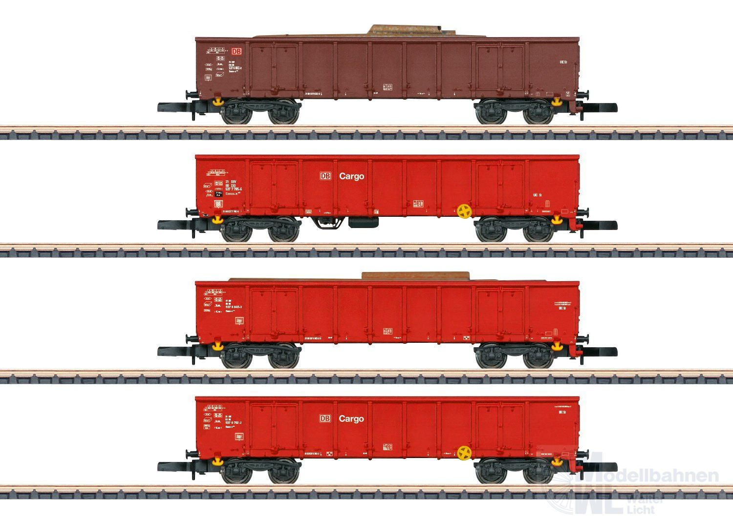 Märklin 82542 - Hochbordwagen Set DB Ep.V 4.tlg. Spur Z 1:220 Märklin 82542 - Hochbordwagen Set DB Ep.V 4.tlg. Spur Z 1:220
