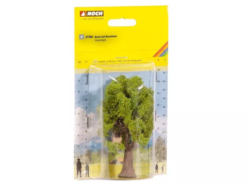 Noch 21766 - Baum mit Baumhaus 10 cm hoch N 1:160