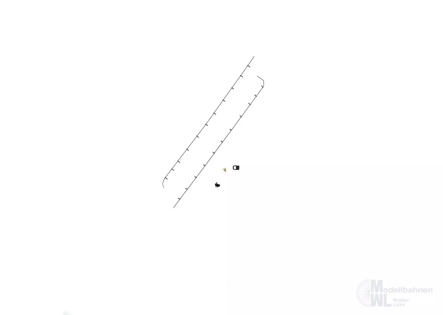 Märklin Ersatzeile E186178 - ERSATZTEIL: Griffstangen, Lichtmaschine,