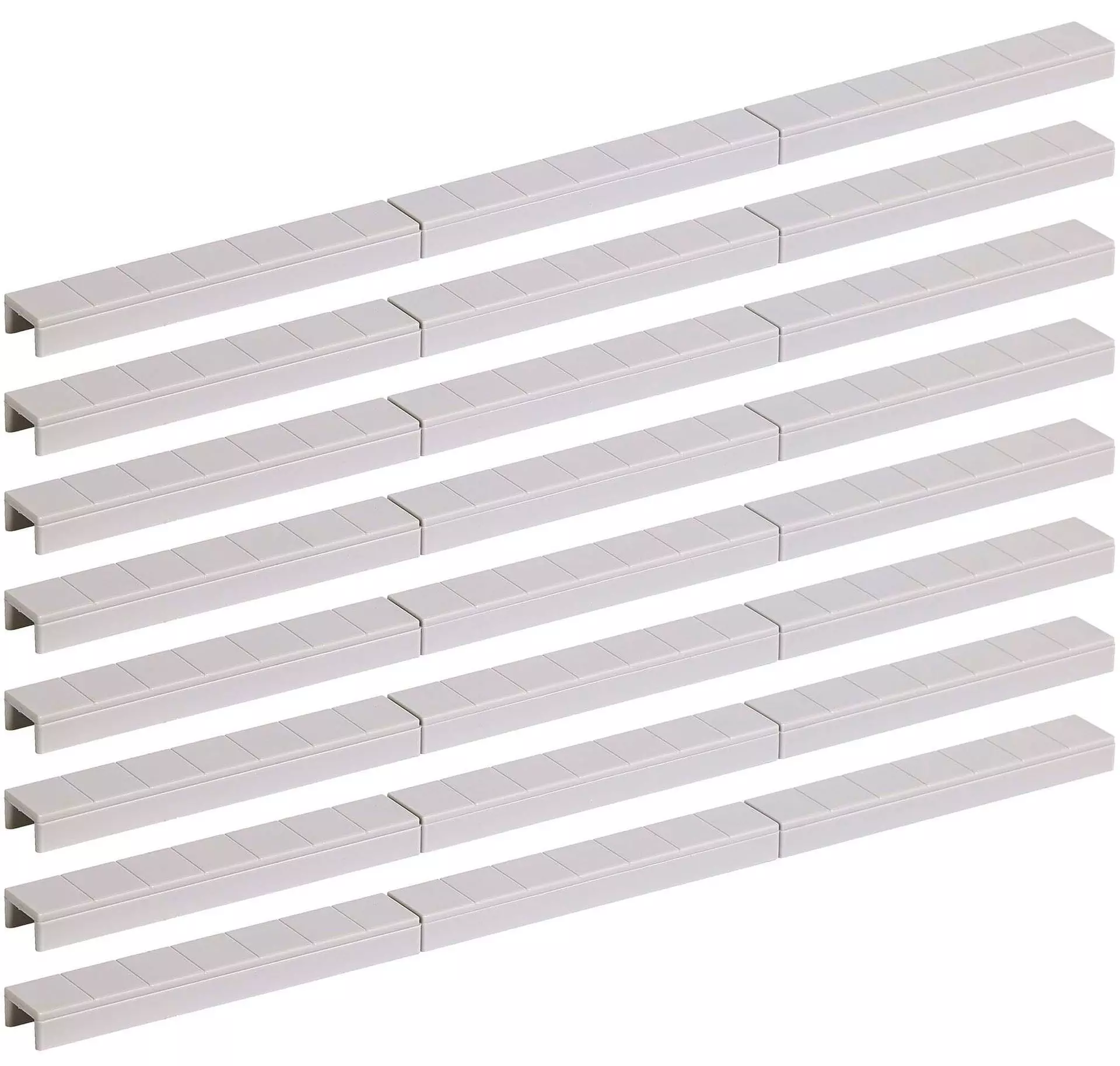 Busch 7777 - M-Set:Kabelkanal 8 mm H0 1:87