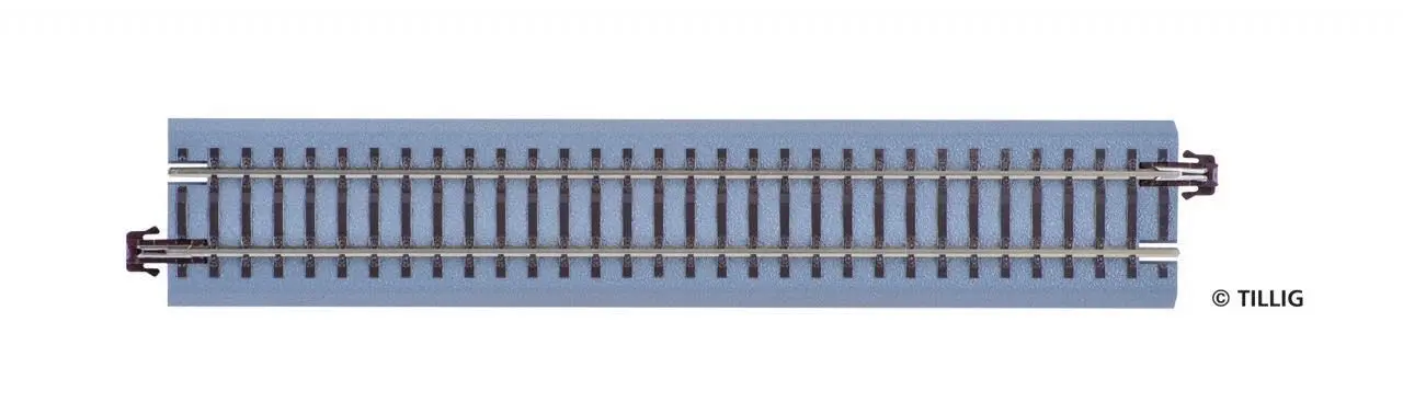 Tillig 83712 - Bettungsgleis gerade G1 166 mm braun TT 1:120