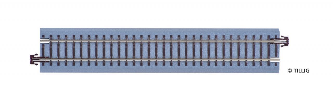 Tillig 83712 - Bettungsgleis gerade G1 166 mm braun TT 1:120
