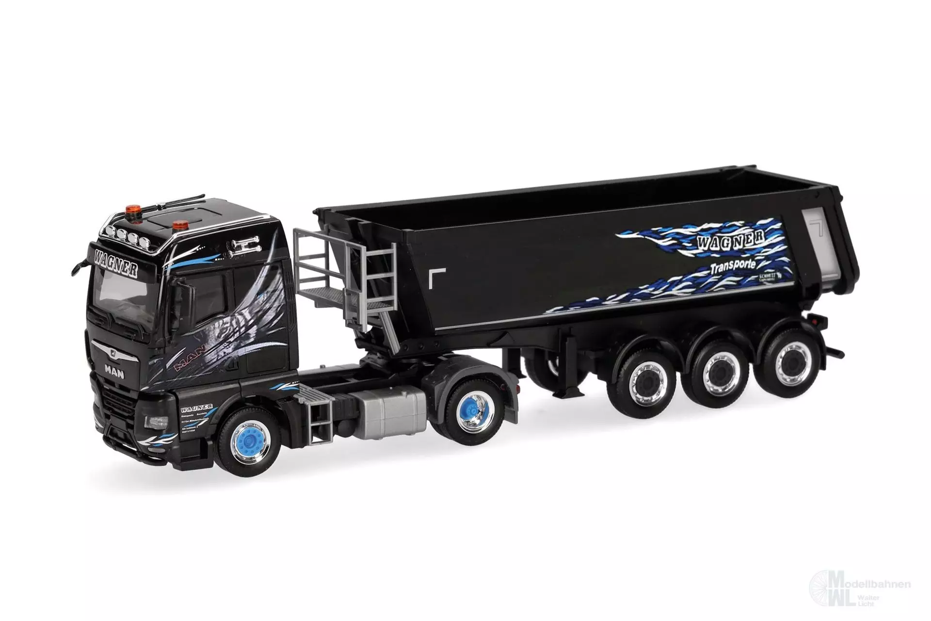Herpa 319928 - MAN TGX GM S.KI Light Kipper Sattelzug H0 1:87