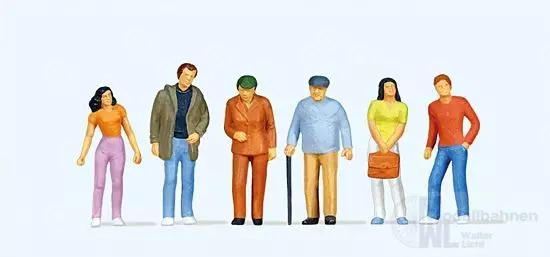 Preiser 10117 - Passanten H0 1:87