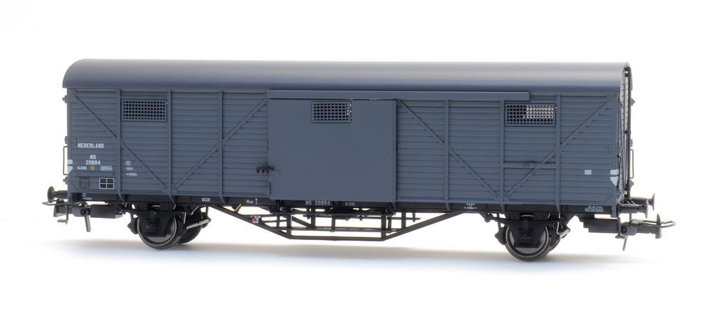 ARTITEC b.v. 20.311.04 - Güterwagen ged. NS Ep.III SCHK 20994 grau H0/GL